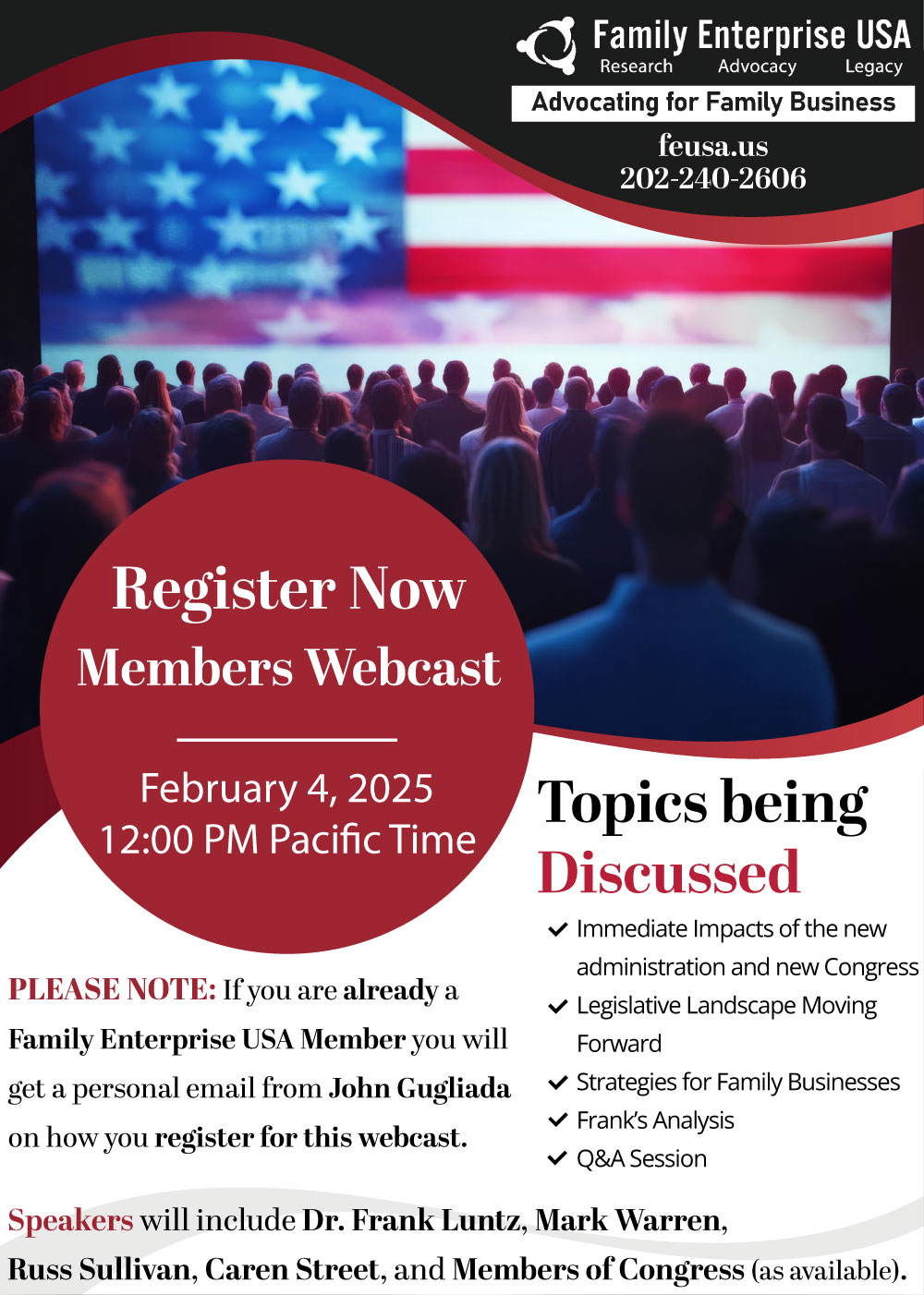 Stay Informed: Join Our Legislative Quarterly Update Webcast for Members!